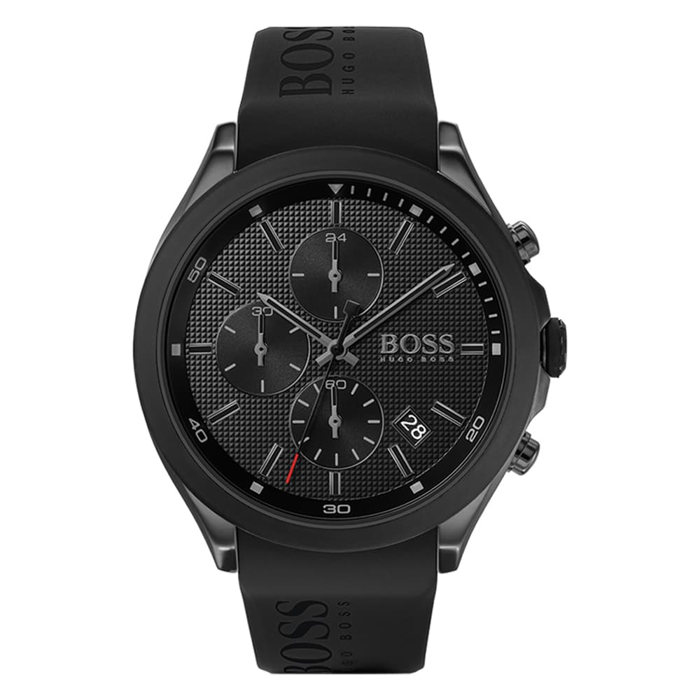 Reloj de Hombre HUGO BOSS 1513720, Esfera Negro de 44 MM + Caja de Regalo Elegante