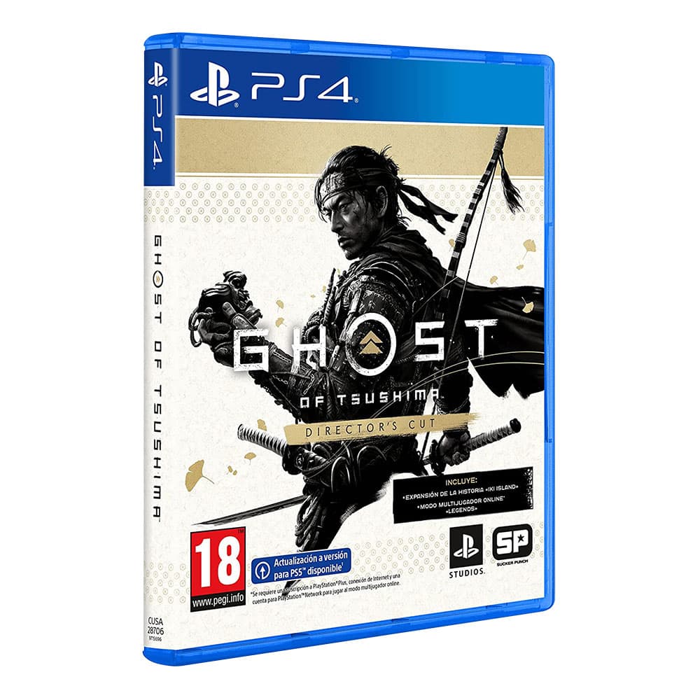 PlayStation GHOST OF TSUSHIMA - DIRETOR'S CUT PS4 Experiencia de Juego Inmersiva - PAL España - Formato físico - Nuevo precintado