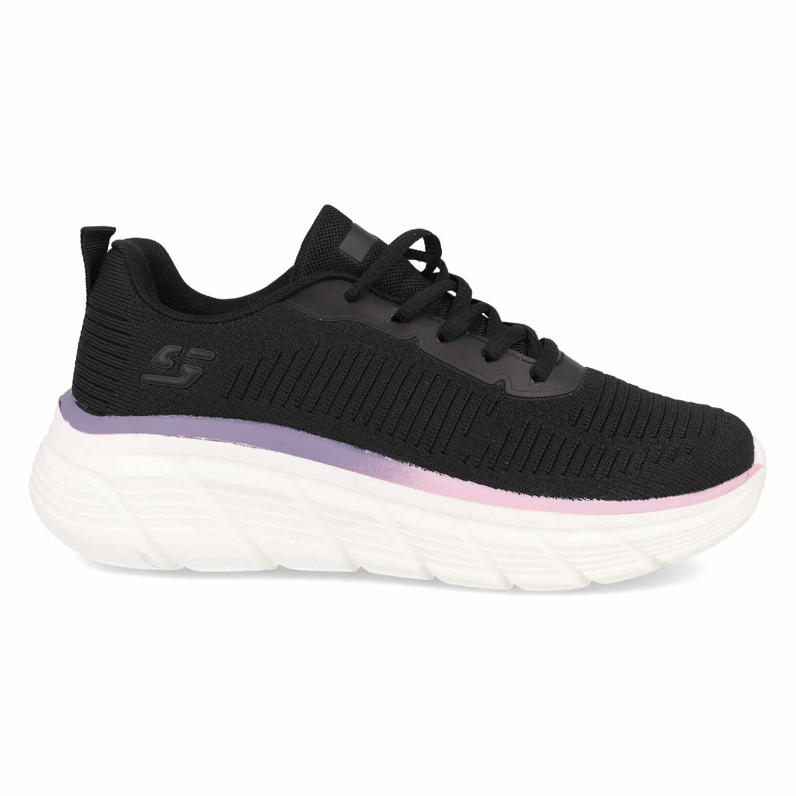 Deportivos de mujer transpirables, super cómodos en material textil, con suela ultra ligera 20 Negro Galaxy tipo sneakers