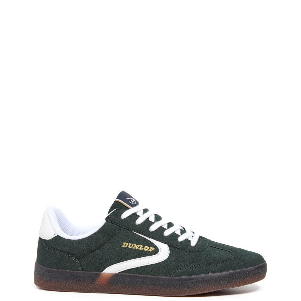 Dunlop 36054 Zapatillas para hombre verde oscuro en sintético con cordones 36054-727