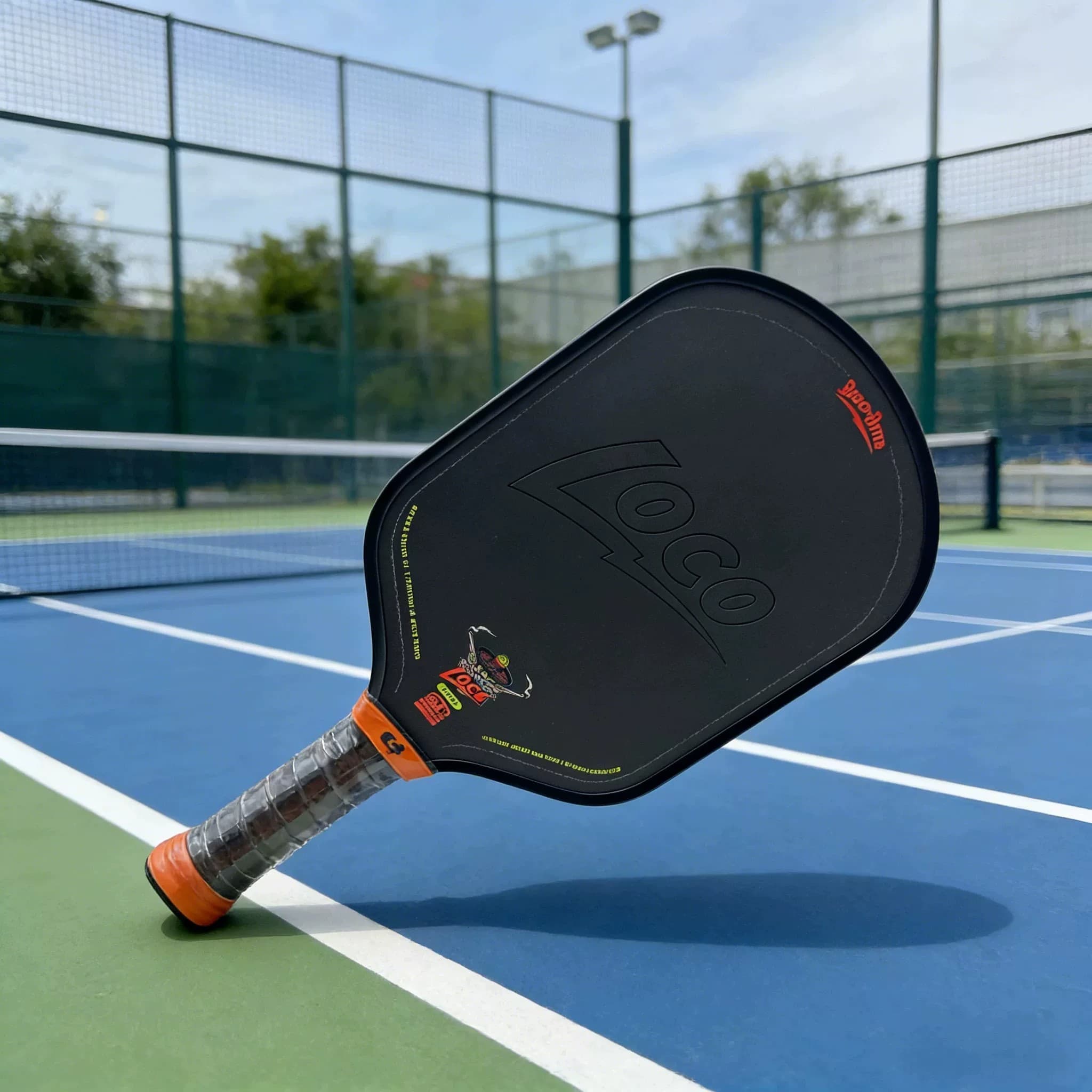Pala De Pádel Bread & Butter Loco Pickleball Nueva Con Superficie De Fibra De Carbono Mate Y Rugosa T700 Peso 230g±10g