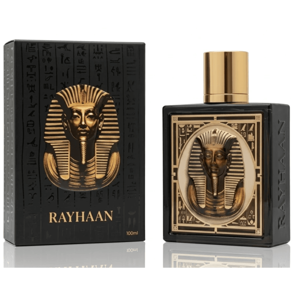 Perfume Arabe 100% Original Pharaoh Rayhaan Unisex 100 ml - Notas Amaderadas y Especiadas de Lujo