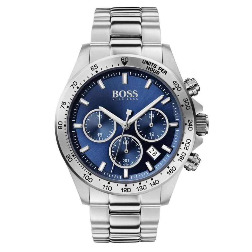 Reloj de Hombre HUGO BOSS 1513755, Esfera Azul de 43 MM + Caja de Regalo Elegante