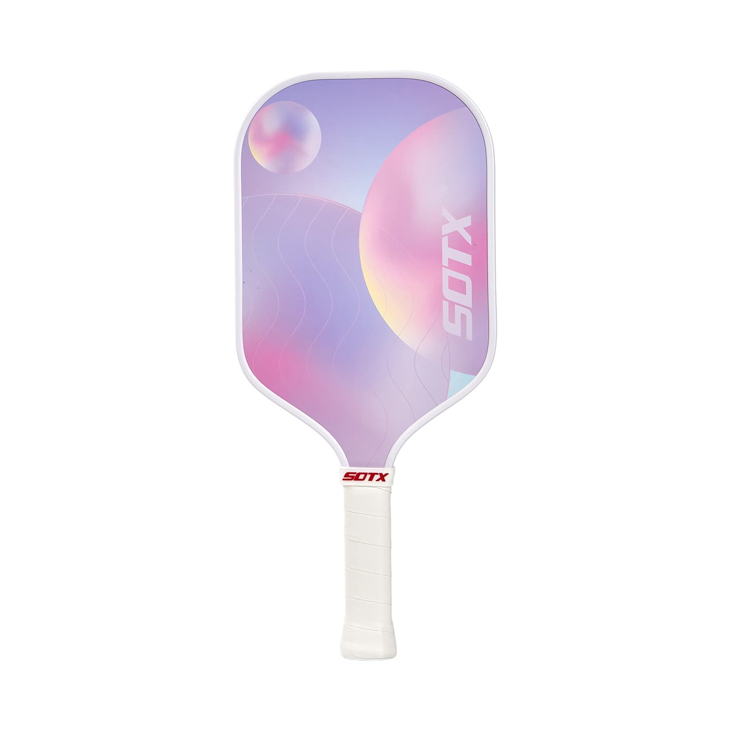 Pala De Pickleball Profesional SOTX 16mm Fiberglass Ofensiva Para Principiantes Misty Purple Unidad De Pala