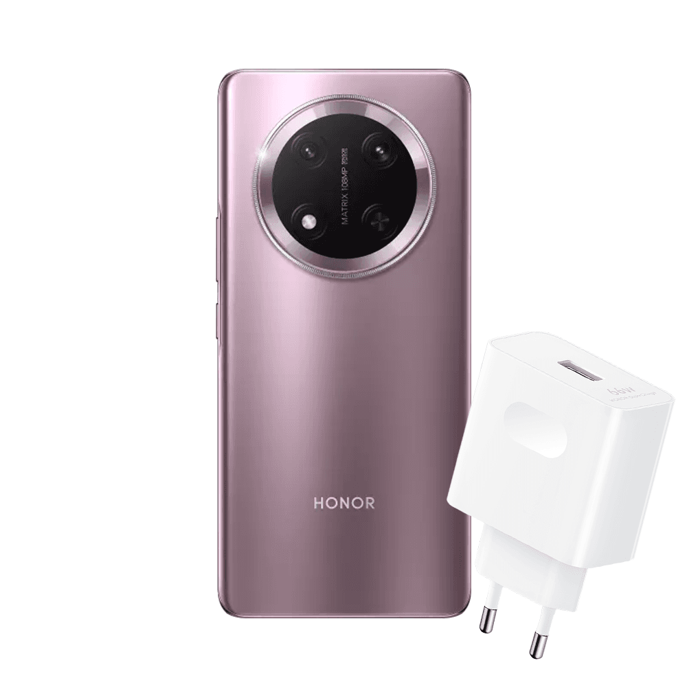 Teléfono - HONOR Magic7 Lite , Versión UE Móvil, 8GB+512GB Smartphone, Titanium Purple, Más resistente. Pura MagIA. | Ultra resistente & A prueba de agua | Hasta 3 días de batería | 108MP Cámara IA