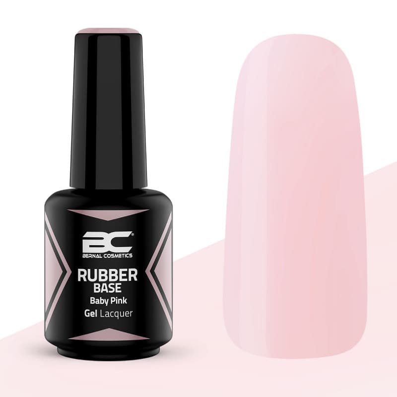 Rubber Base Baby Pink 15ml | Rosa Bebe | Esmaltes Semipermanentes | Bernal Cosmetics