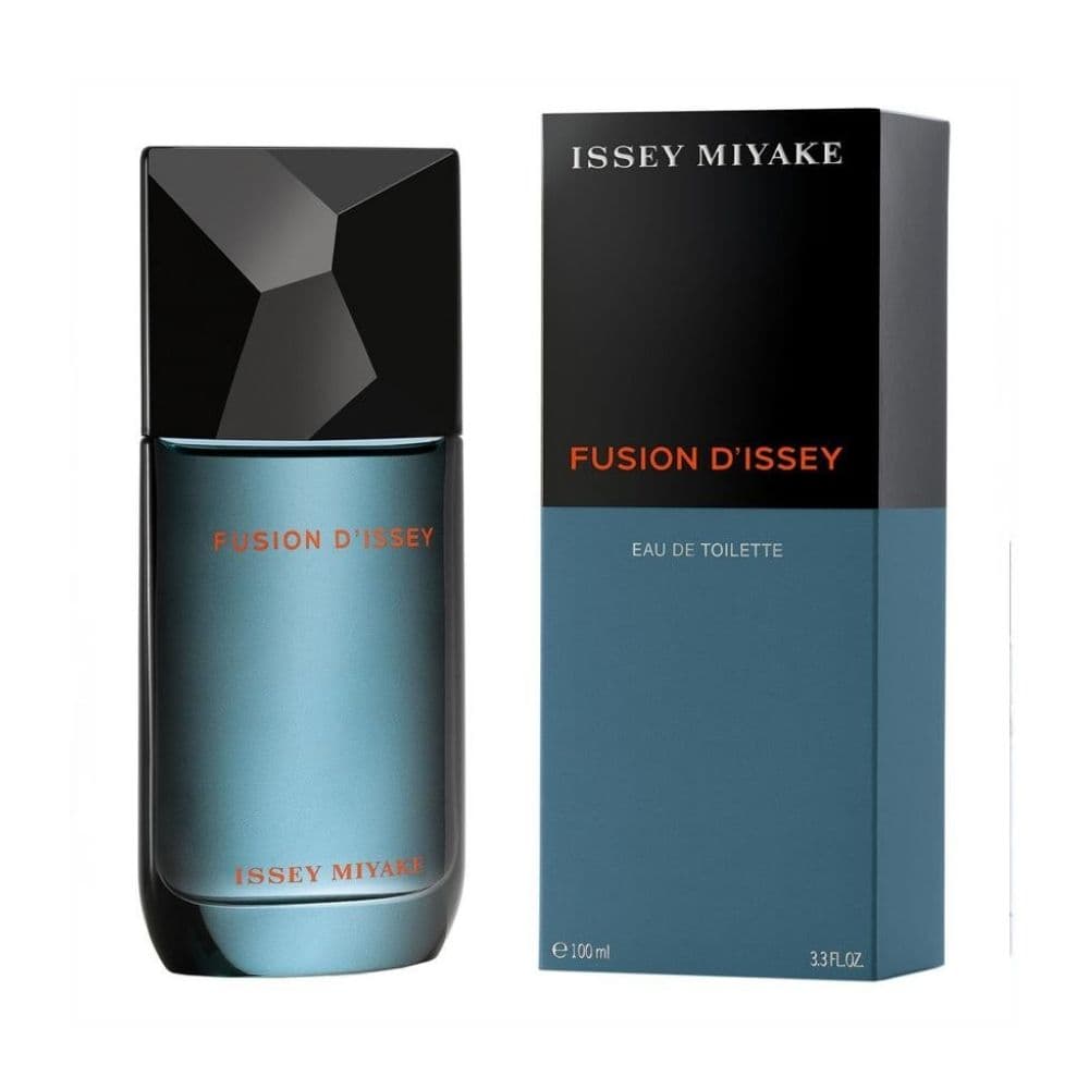Issey Miyake - Fusion d'Issey 100 Ml. Eau de Toilette - Fragancia para hombre Aromática Amaderada Fresca y Moderna.
