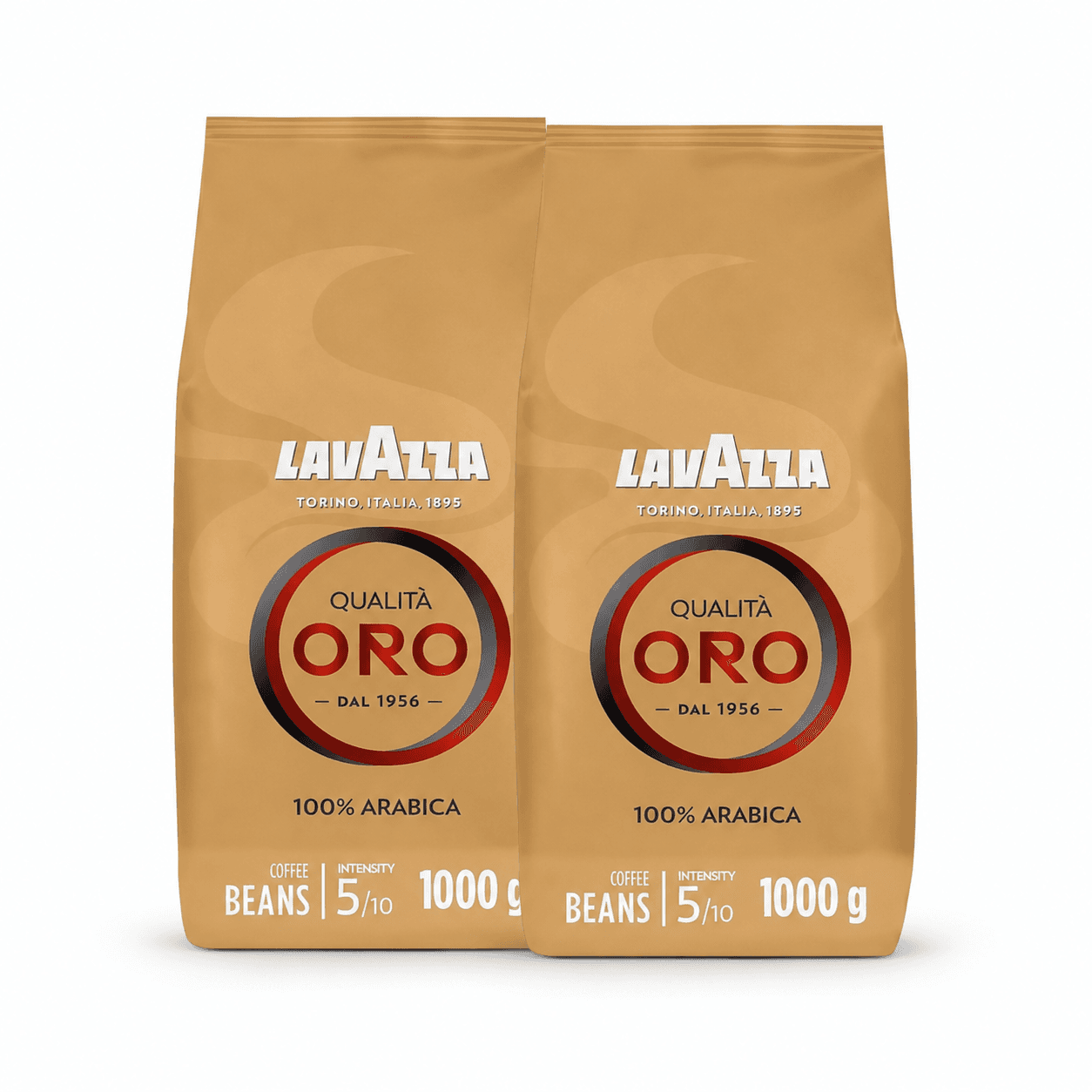 Lavazza Qualita Oro Granos de Café 1kg - PACK 2 UNIDADES - QUMIR