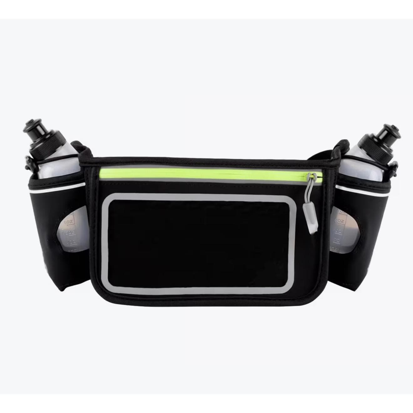 IPSDI Riñonera Running Deportiva Impermeable Multifuncional Bolso de Cintura con Portabotellas para Correr Senderismo Ciclismo para Hombre Mujer