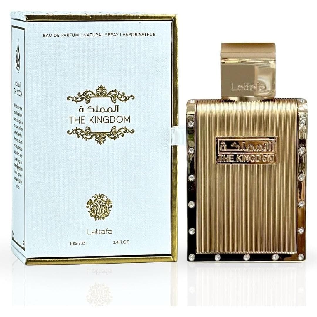 Lattafa The Kingdom Eau De Parfum para Hombre 100 ml-Perfume árabe original