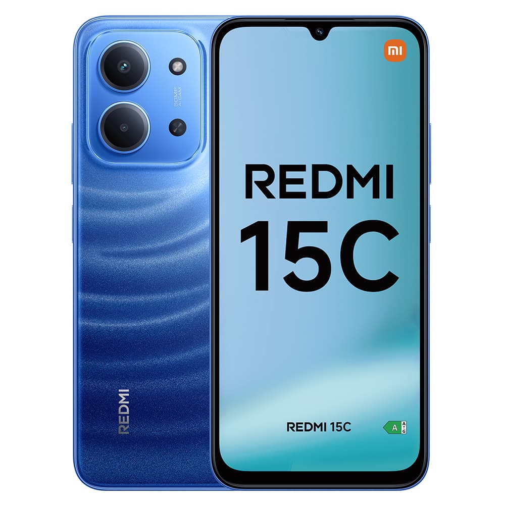 Xiaomi Redmi 15C Smartphone 4GB+128GB 6000 mAh (típica) Batería de gran capacidad 33 W de carga Cámara dual con IA de 50 MP Pantalla de 6,9" y 120 Hz