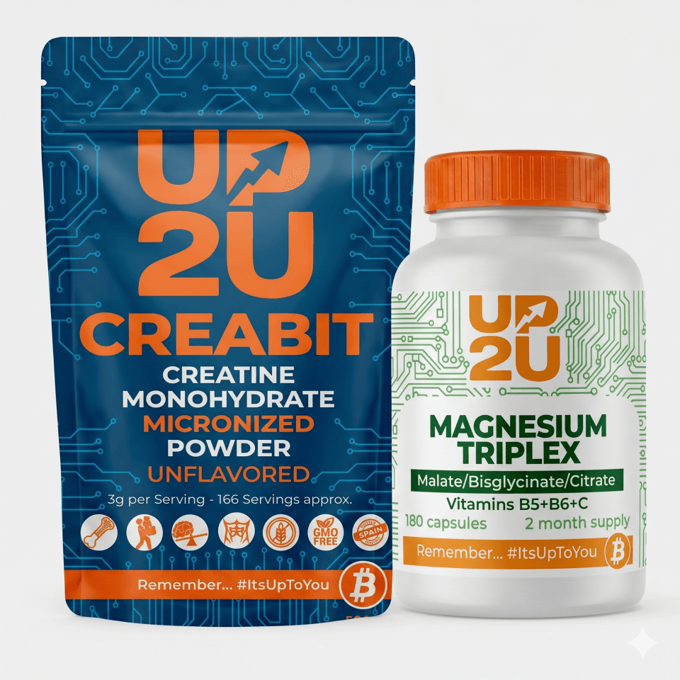 Pack Magnesio Complex (Bisglicinato y Citrato) + Creatina Monohidrato 500gr micronizada 200 MESH en polvo