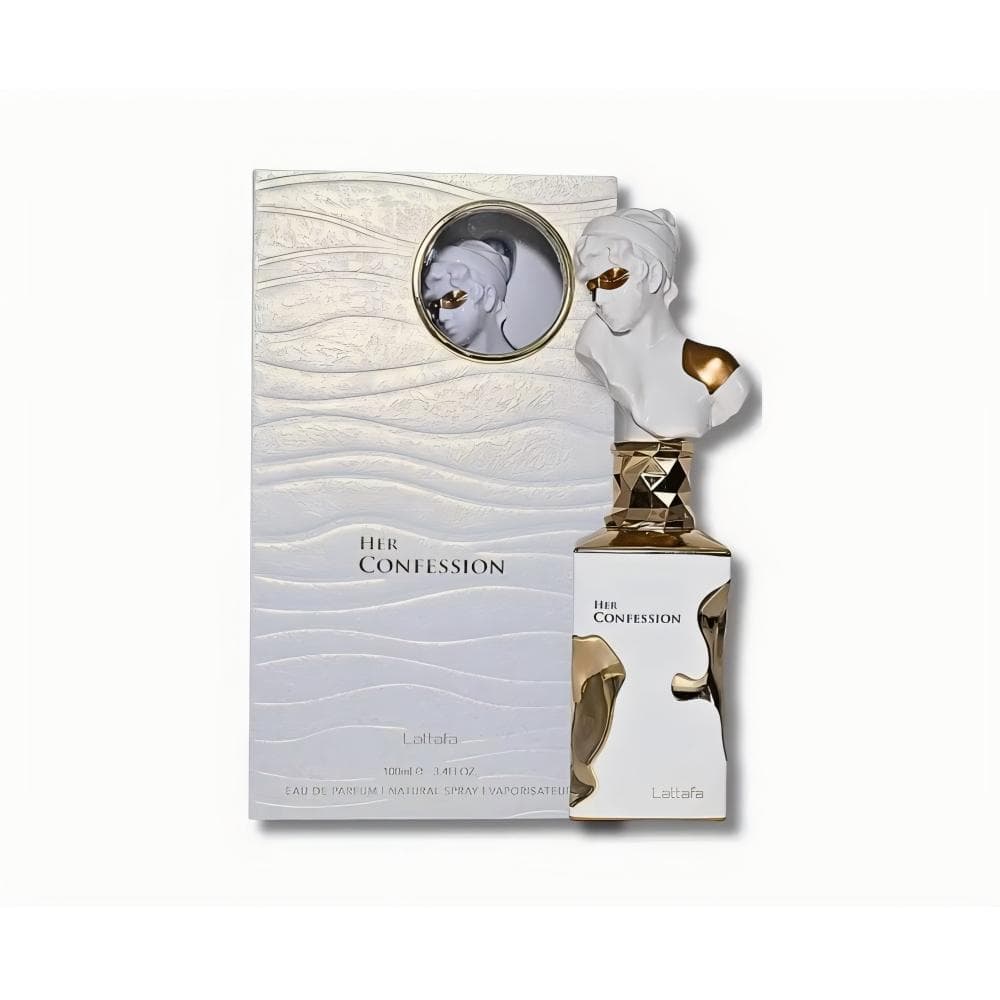 Her Confession Eau de Parfum Mujer 100 ml | Perfume Árabe Original de Dubái | Fragancia con Canela, Jazmín, Nardo y Vainilla | Larga Duración y Alta Proyección