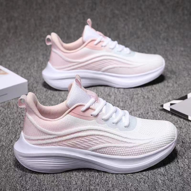 Zapatillas De Correr Para Mujer 2025 Transpirables Con Cordones Almohadilla De Goma Ligera De Malla De Aire Entrenamiento Deportivo Al Aire Libre