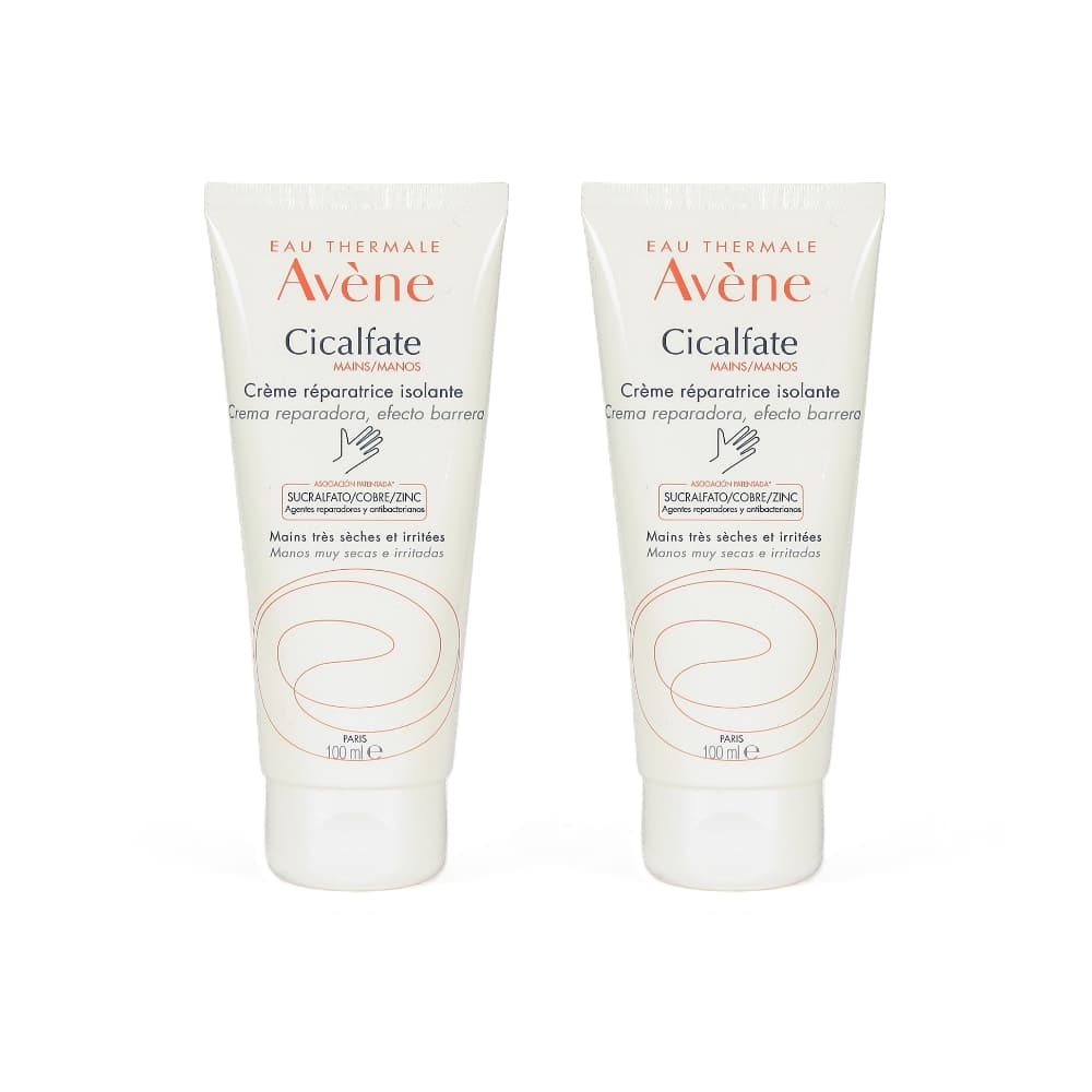 Avene Cicalfate Crema Reparadora Efecto Barrera para Manos con Sucralfato y Purificador 100ml SIN CAJA 2 o 4 unidades