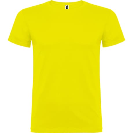 NO Camiseta Básica Hombre Manga Corta 100% Algodón con Cuello Redondo Doble y Costuras Reforzadas