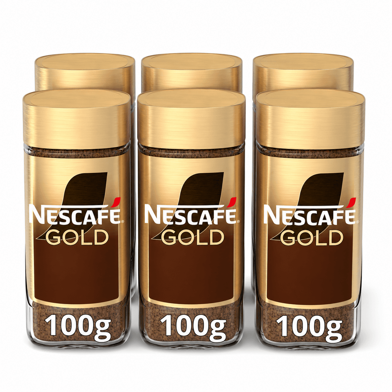 Nescafé Gold Natural Café Soluble 100g - PACK AHORRO 6 UNIDADES - QUMIR