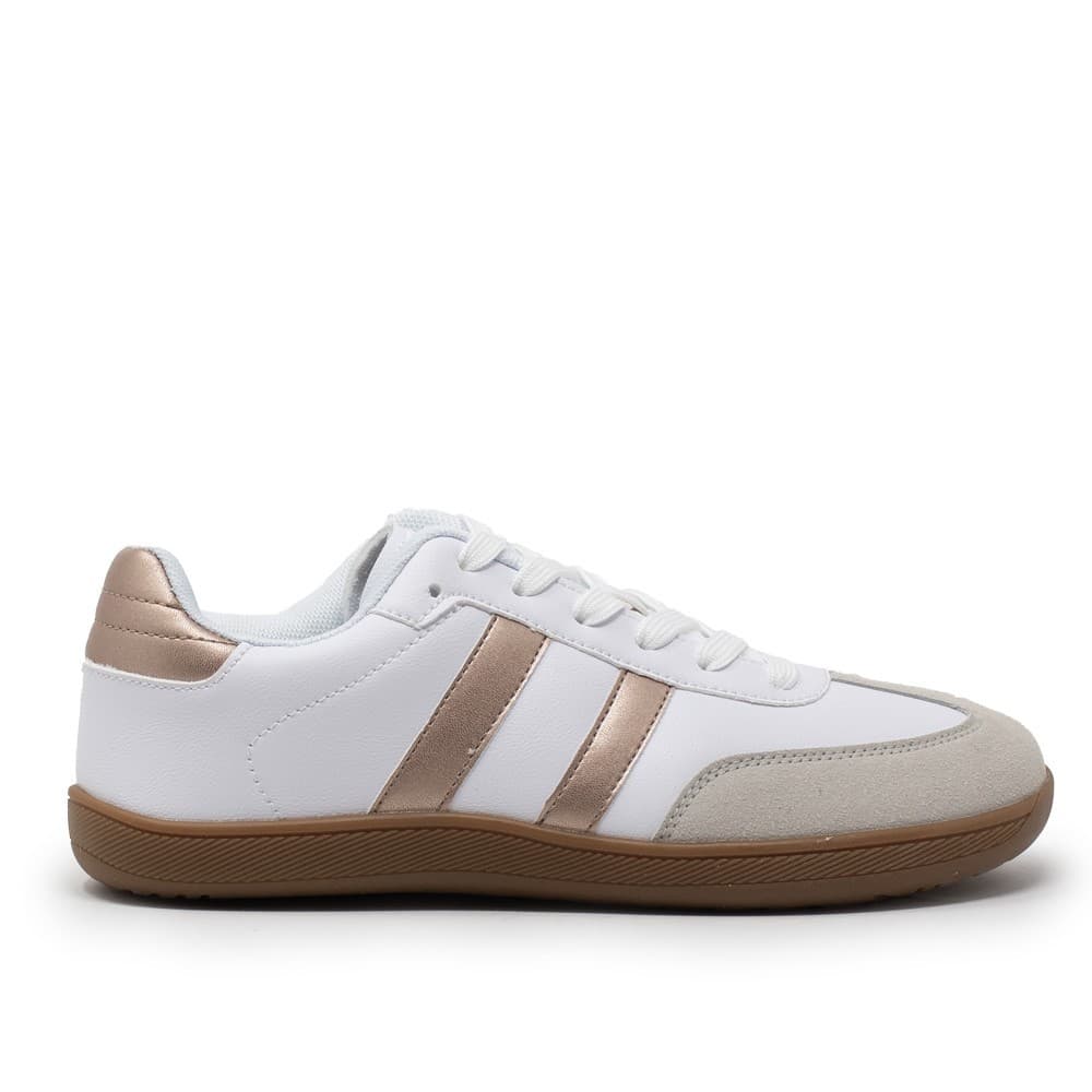 Zapatillas deportivas mujer TINA KIZ 7-1227WH/ORO DEPORTIVO BAREFOOT BLANCO/ORO 36413 25V