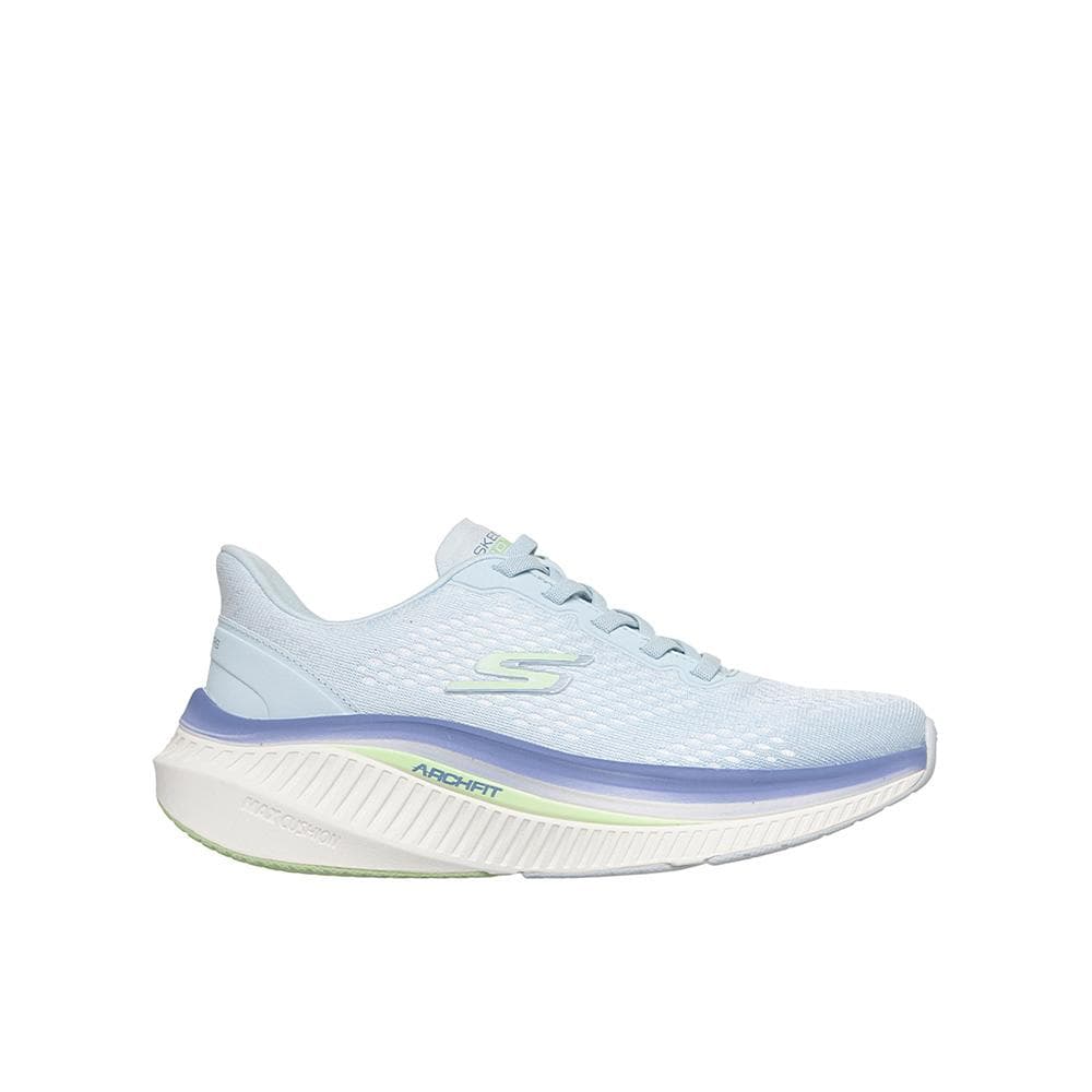 Skechers Zapatillas Go Walk Max Cushioning Arch Fit - Roslyn Azul de Mujer modelo 125581_LTBL con suela de 3cm 88759
