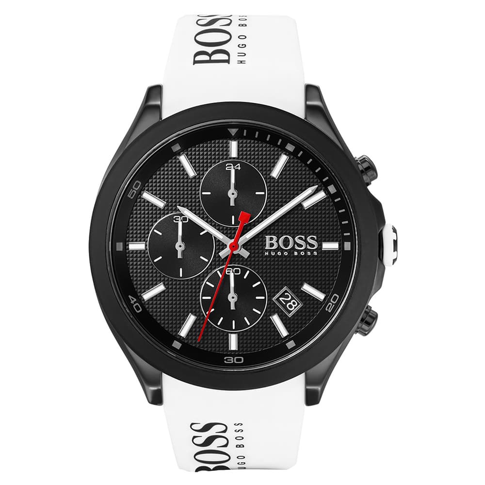 Reloj de Hombre HUGO BOSS 1513718, Esfera Negro de 44 MM + Caja de Regalo Elegante