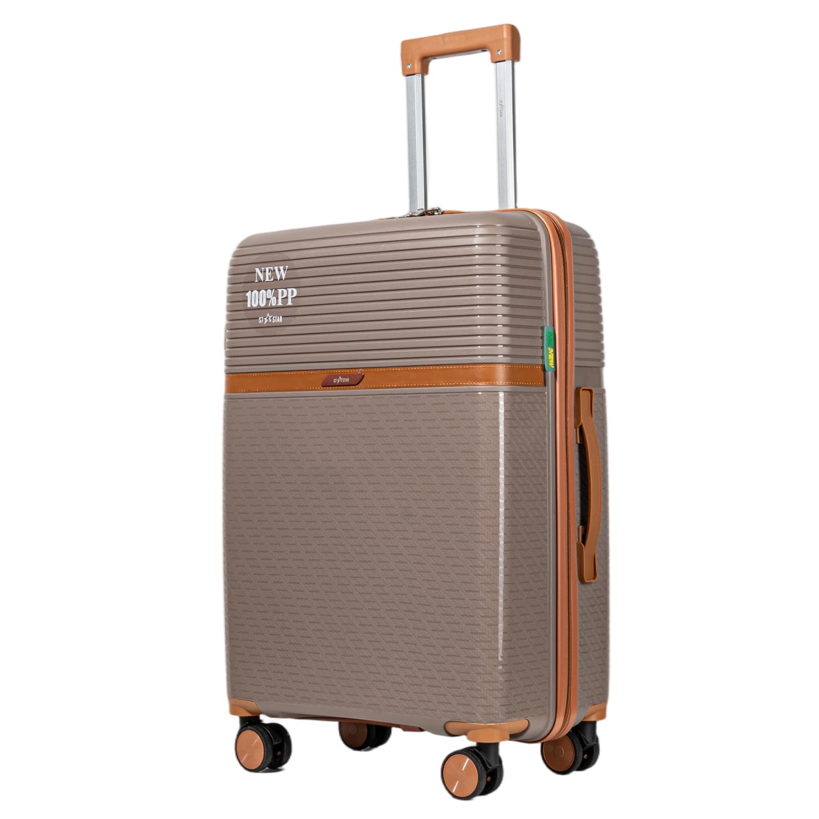 S7 STAR Maleta Avión Equipaje de Mano Viaje Cabina Trolley PP Rígida 4 Ruedas dobles giratorias 360º Maleta de cabina con Cerradura de Combinación 20 Pulgadas,Maleta Barata Mediana 57x39x23CM