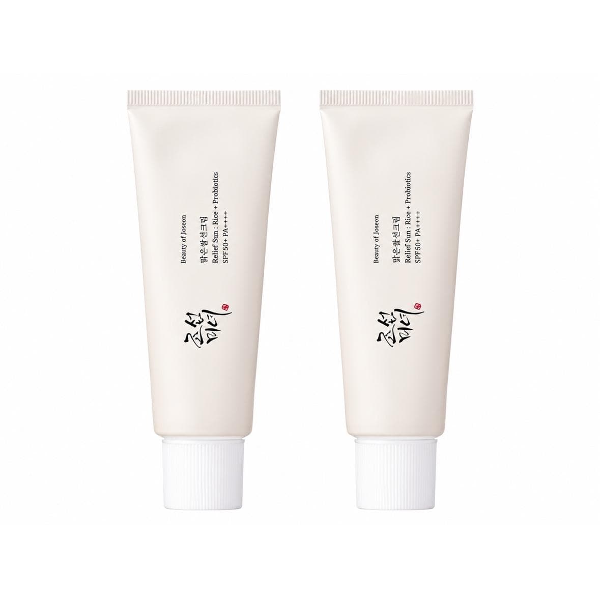 Beauty of joseon relief sun spf50 50 ml – sunscreen rice + probiotics, light and moisturizing Pack x2