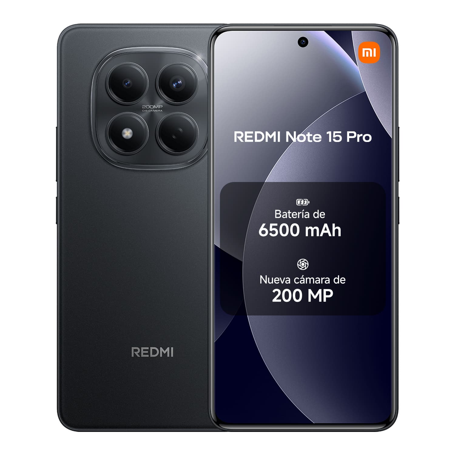 Oficial | REDMI Note 15 Pro, Batería masiva de 6500 mAh, Cámara de 200 MP con nitidez extraordinaria, Pantalla AMOLED de 6.77", MediaTek Helio G200-Ultra