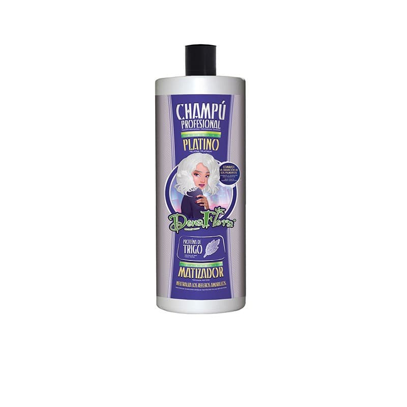 Champú Matizador Platino 1000ml - Dona Flora