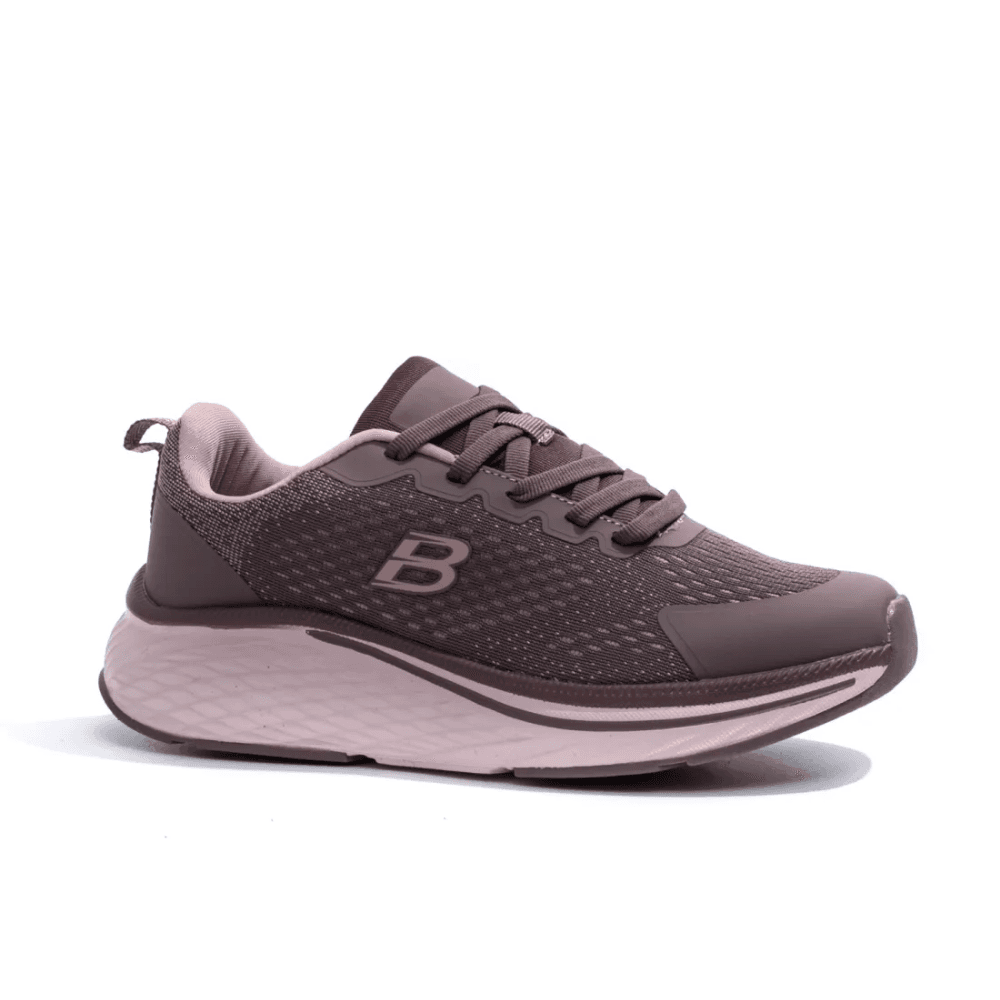 Zapatillas Deportivas Mujer con Cordones, Suela Ligera y Diseño Casual, Color Marrón