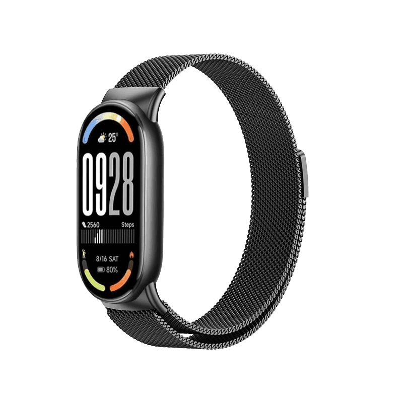 Correa De Pulsera Milanese Para Xiaomi Mi Band 10 9 8 Accesorios De Reemplazo De Metal Magnético Compatible Con Mi Band 9 8
