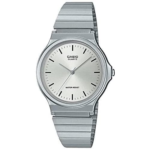 Casio MQ-24D-7EJH JDM Watch, 38.8 mm x 34.9 mm x 7.8 mm, classic steel band with adjustable clasp