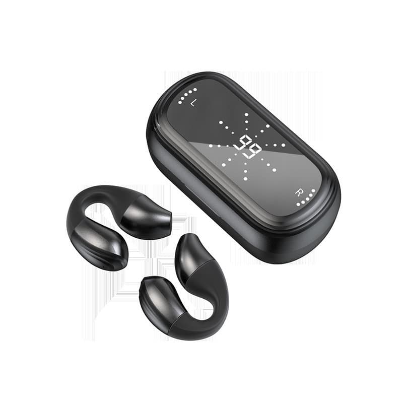Audífonos Inalámbricos Bluetooth 5.4 SANLEPUS YYK-Q17 2025 | Auriculares con Traducción por IA | Diseño ultraligero de oído abierto para deportes | Ideal para correr/ir al gimnasio | Batería de 45 horas | Compatible con iPhone/Android/Xiaomi