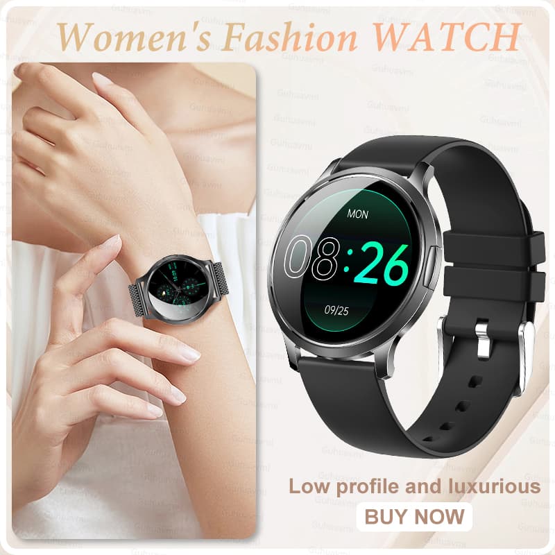Nuevo reloj inteligente para mujer con llamadas Bluetooth, reloj deportivo con pantalla táctil Amoled de 1,32 pulgadas para mujer, pulsómetro SpO2 Dream con notificación de Whatsapp, regalo para Android iOS