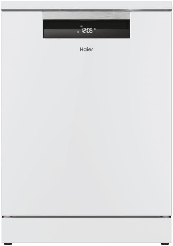 Haier I-Pro Shine Series 5 XF 6B2M3PW Lavavajillas Independiente 60CM, Motor Inverter, 16 Servicios, Tercera Bandeja, 10 Programas, WIFI, App hOn, Maxi Tub, Apertura Automática de Puerta, 42DB, Blanco