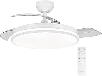 Ventilador de Techo LED con Aspas Retráctiles 72W