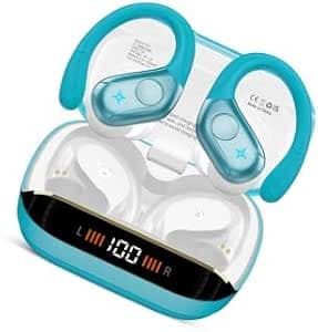 Auriculare Inalámbricos Deportivos, 75H Cascos Bluetooth 5.4 HiFi Estéreo