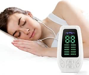Dispositivo de ayuda para dormir para insomnio,Máquina De Ayuda Para Dormir Para Adultos,Tecnología de Microcorriente,USB, Alivia Estrés y Ansiedad, Promueve Sueño Profundo