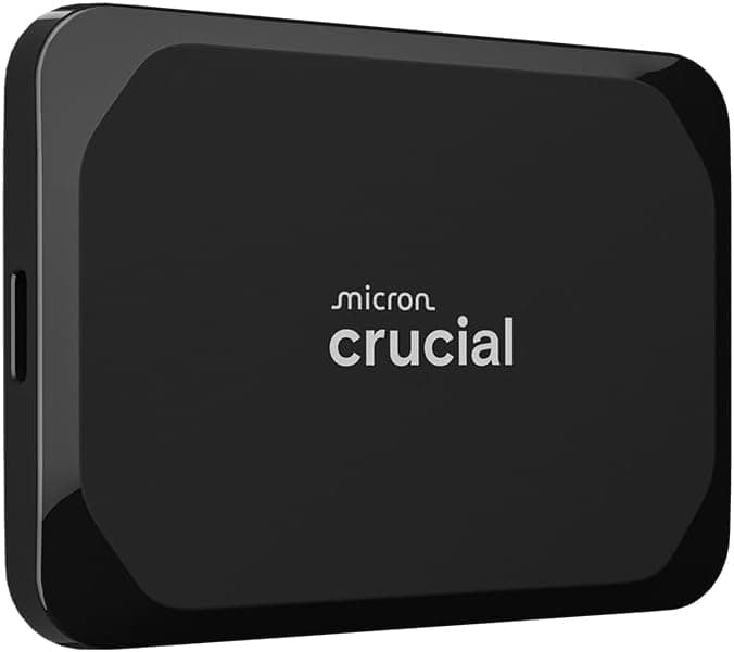 Crucial X9 SSD 4TB Portátil, hasta 1050MB/s, Compatible con PC, Mac, PlayStation y Xbox, Disco Duro Sólido Externo, USB-C 3.2 - CT4000X9SSD902-5%Oferta flash298