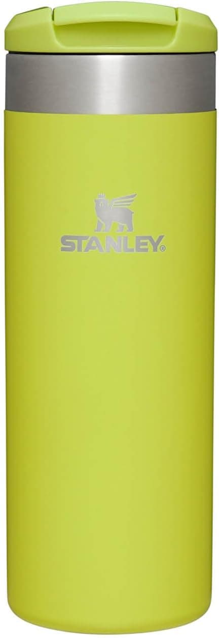 Stanley 1913 Aerolight Transit Termo Cafe para Llevar 0.35L - Mantiene el Calor Durante 6 Horas - Compatible con Soporte para Coche - Taza Café Antifugas - Apta Para Lavavajillas - Pomelo