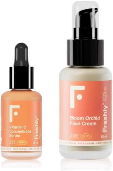 Freshly Cosmetics Sérum facial de vitamina C y crema hidratante Vitamin Complex Facial Plan. 30ml 50ml
