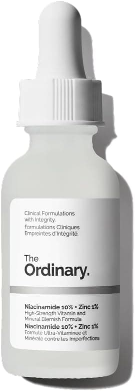 The Ordinary Niacinamide 10% + Zinc 1% Suero antirrojeces, 30 ml, formulaciones clínicas con integridad