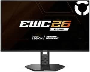 Monitor Gaming OLED Lenovo Legion 27Q‑10 27" QHD 240Hz (0.03ms, HDR10, Contraste 1.500.000:1, HDMI/DP, diseño ergonómico) – Negro