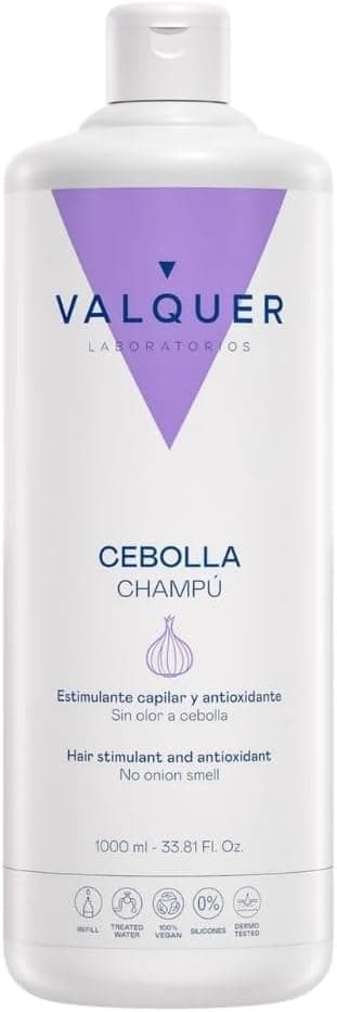 VALQUER Champú de Cebolla Regulador del Pelo Graso | 1 L