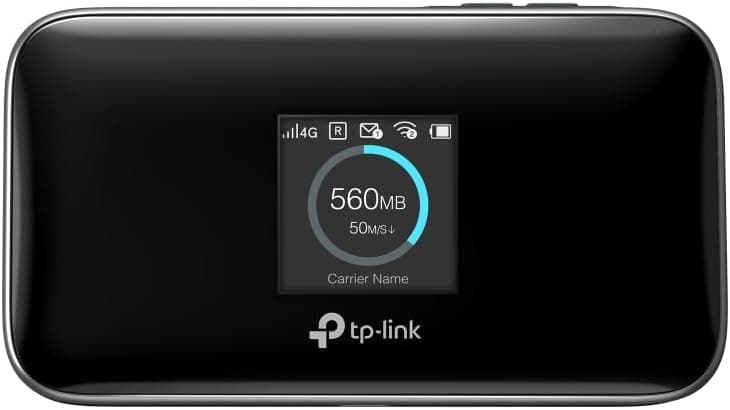TP-Link M7750 - Router WiFi portátil 4G LTE con SIM, 3280 mAh, con batería