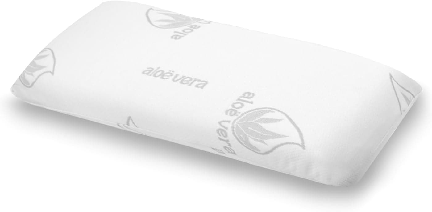 MERCURY TEXTIL - Almohada viscoelástica Tejido Aloe Vera (135CM)
