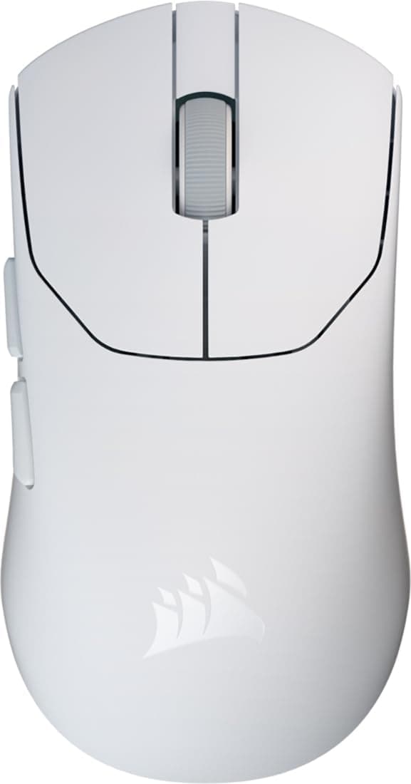 Corsair Sabre v2 Pro Ultralight Wireless FPS Ratón Gaming – 33K dpi, 36g Peso, 8,000Hz Sondeo Avanzado, Interruptores Mecánicos, hasta 70 Horas de Duración de la Batería, Web Hub – Blanco