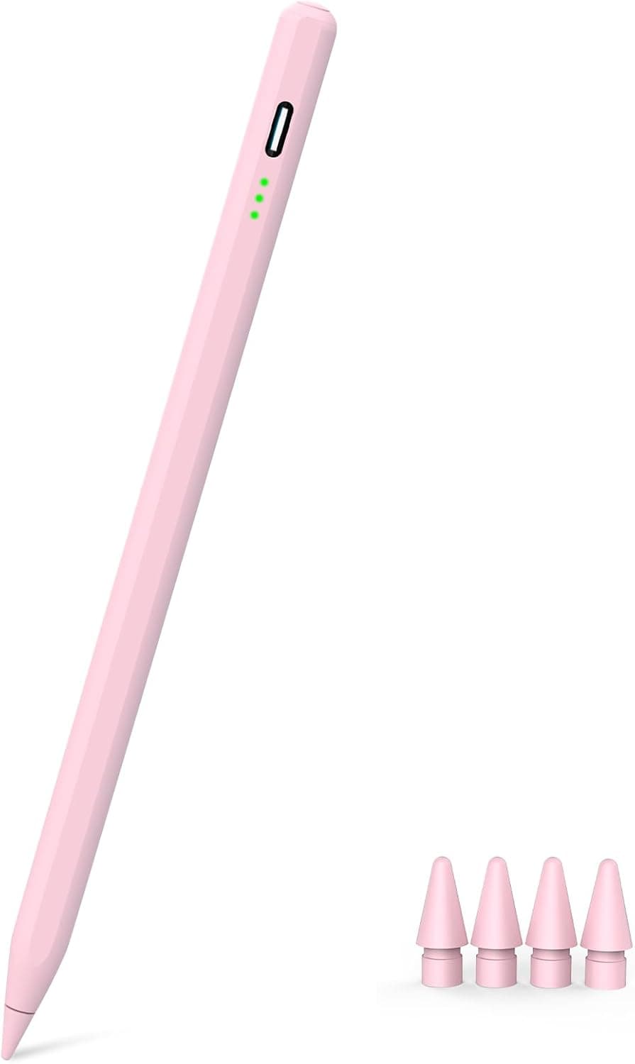 Lápiz Rosa para iPad 2018-2026, rechazo de Palma, precisión de píxeles