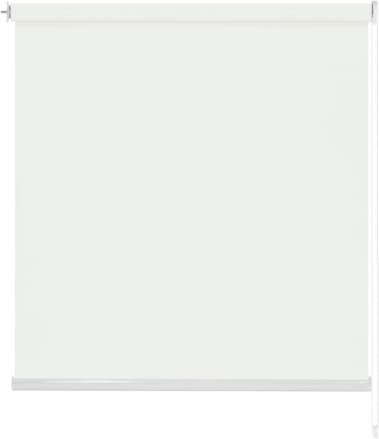 Estor Opaco Enrollable 60x200cm(Ancho x Largo) - Persiana Enrollable Blackout para Ventana, Puerta, Pared y Techo con Aislamiento Térmico, Incluye Accesorios de Montaje(Beige)