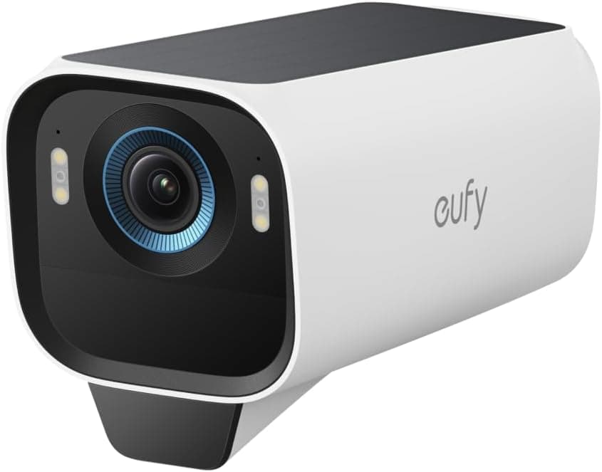eufy by Anker eufyCam S3 Pro, 4K Camara vigilancia WiFi Exterior Solar