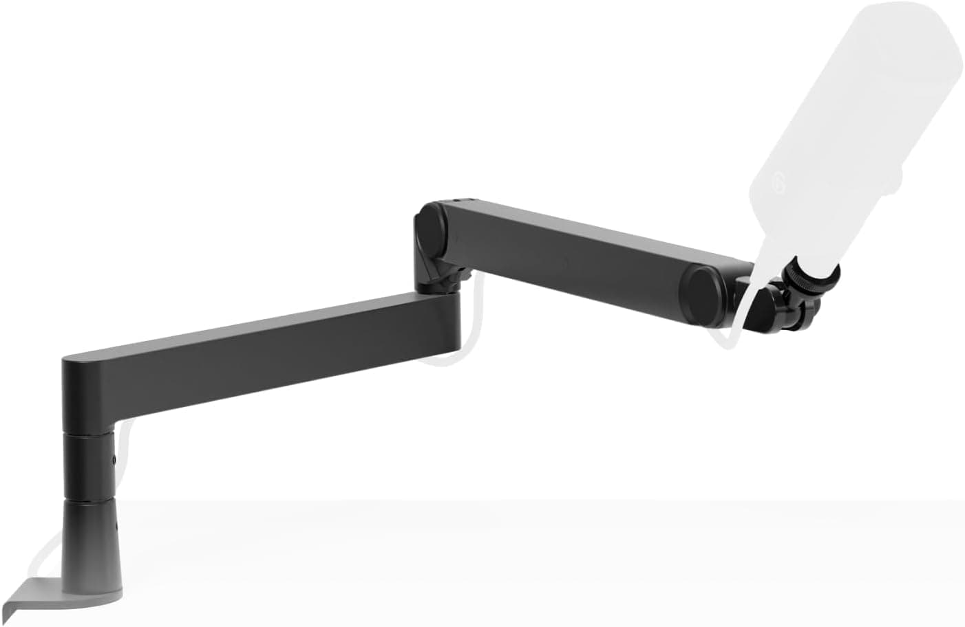 Elgato Wave Mic Arm Pro - Brazo de Perfil Bajo Giratorio 360° con suspensión de Gas para Micrófono, Compatible con micros Elgato/Shure SM7B/HyperX/Rode/Blue Yeti y más, Para Broadcasting/Podcasting